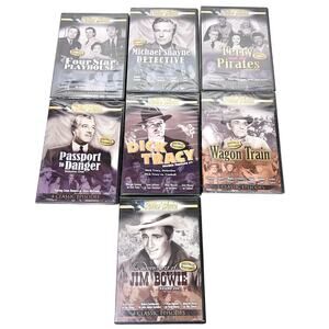 Classic TV DVD Lot 7 Critic's Choice Four Star Playhouse Passport to Danger New
